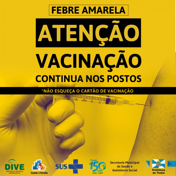 FEBRE AMARELA - ATENÇÃO