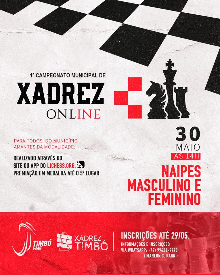 Içara participará de Torneio de Xadrez Online