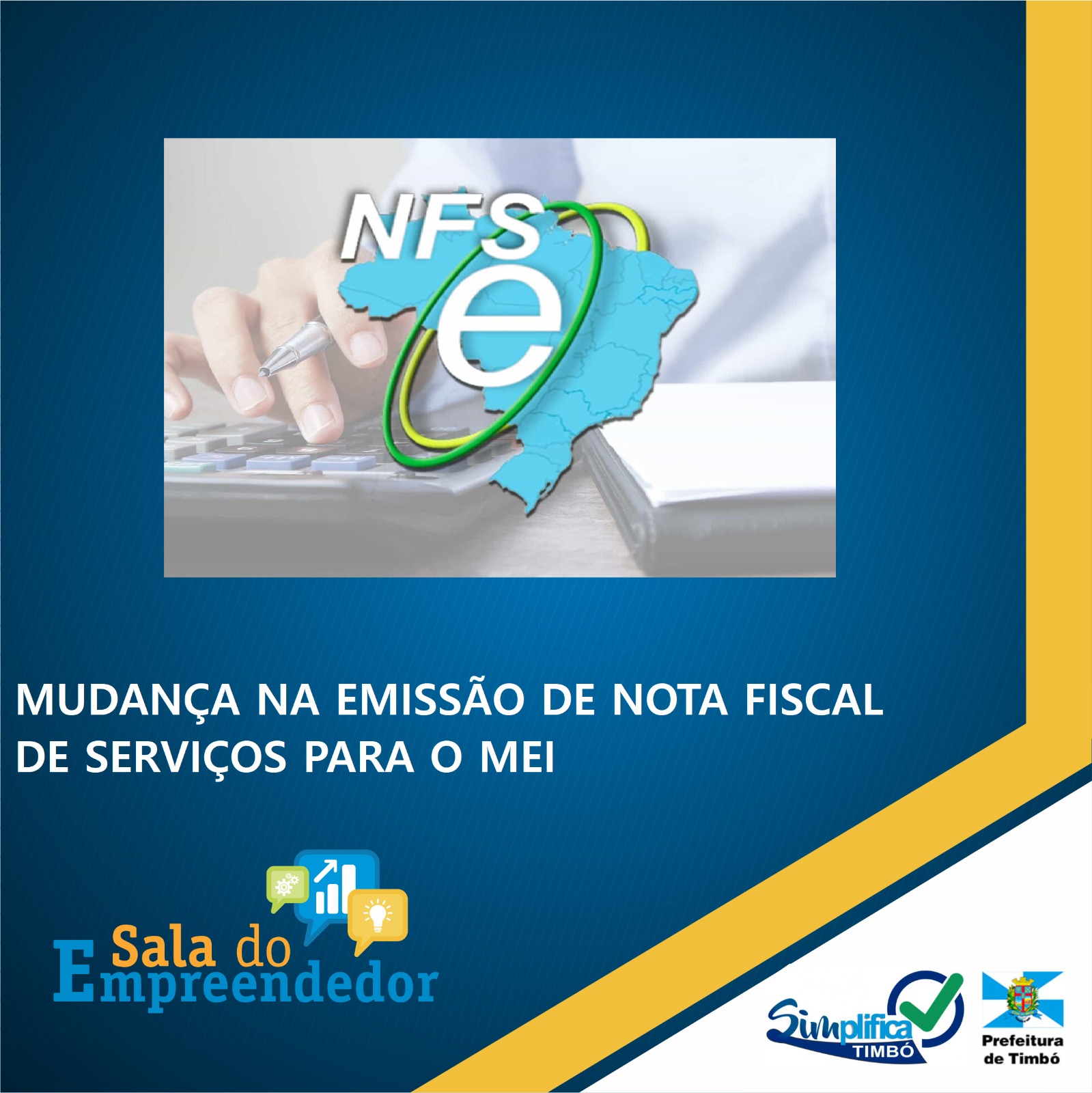 Notícia - MEI deverão emitir NFS-e pelo portal da Receita Federal -  Prefeitura da Estância Turística de Tupã