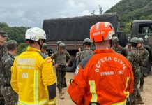 Simulado mobiliza forças de segurança e saúde em Timbó na manhã deste domingo